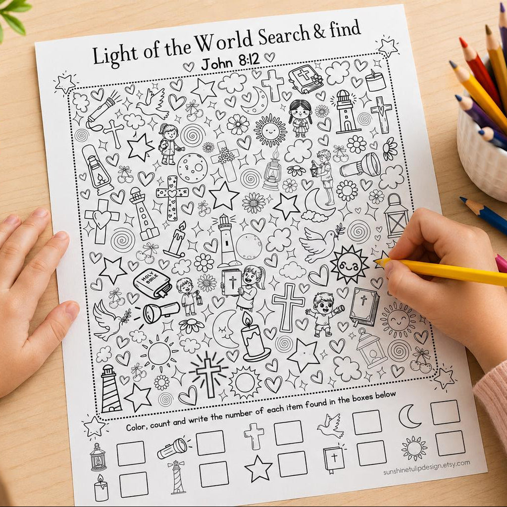 Scripture Search & Find Activity Sheet
