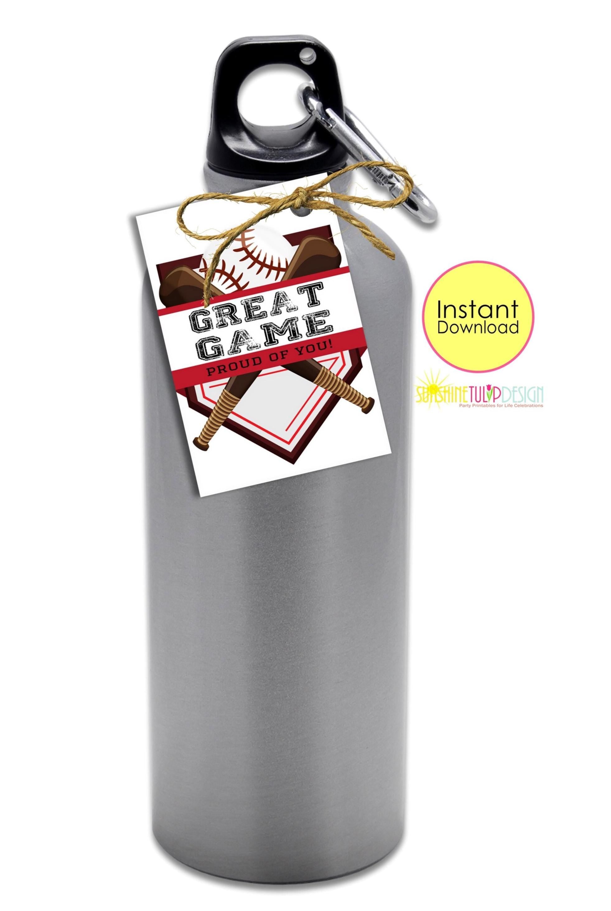 Printable Baseball Snack Tags | Printable Baseball Gift Tags | Baseball Thank You Tag | Snack Sports Mom Tags | Instant Download