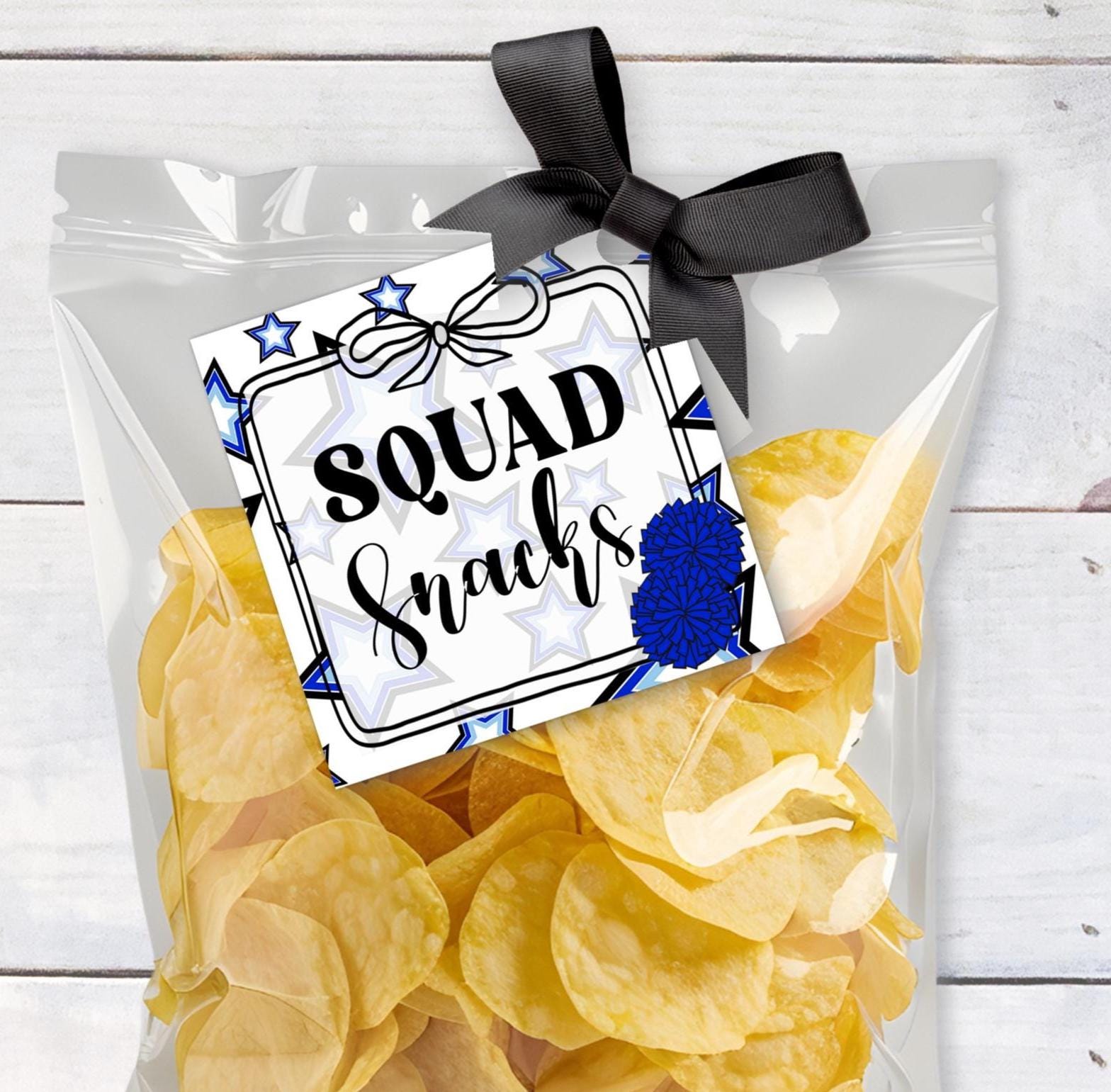 Printable Cheer Squad Snack Tag, Cheer Favor Gift Tags, Game Day Goody Bag Party Favor, Snack Mom Cheer tag ideas, Cheer Birthday Favor Tag