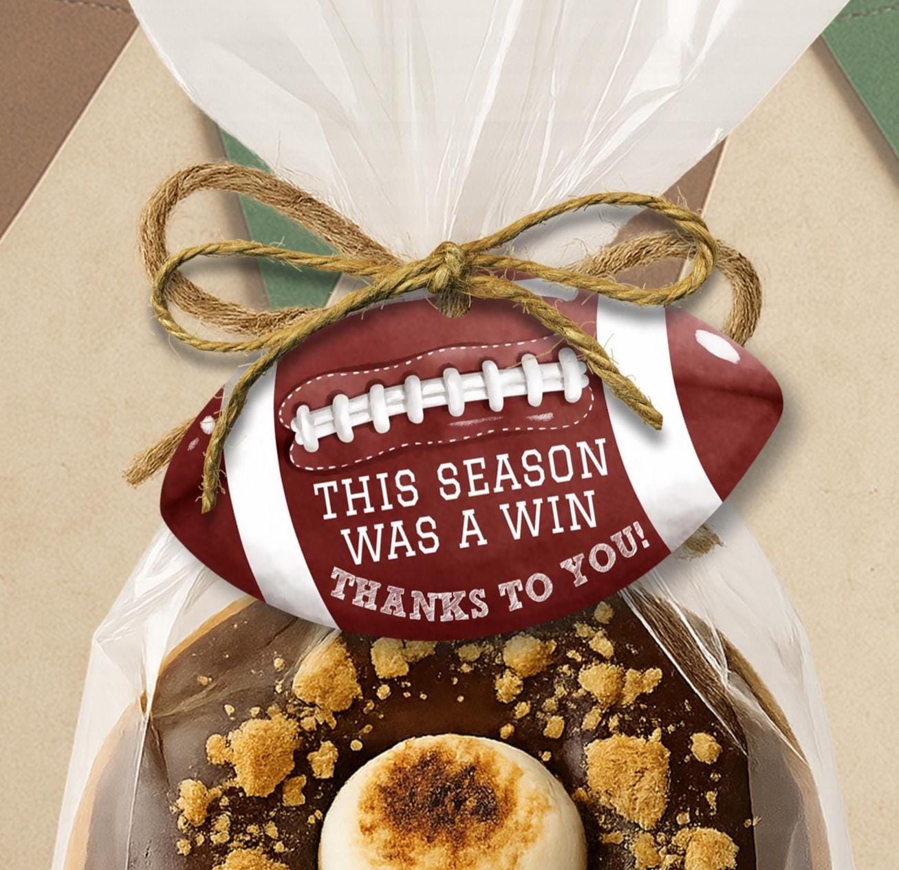 Printable Football Tags | End of Season Football Tag | Football Thank You Tag | Thank you Coach Tag | End of Season Party | Football Party