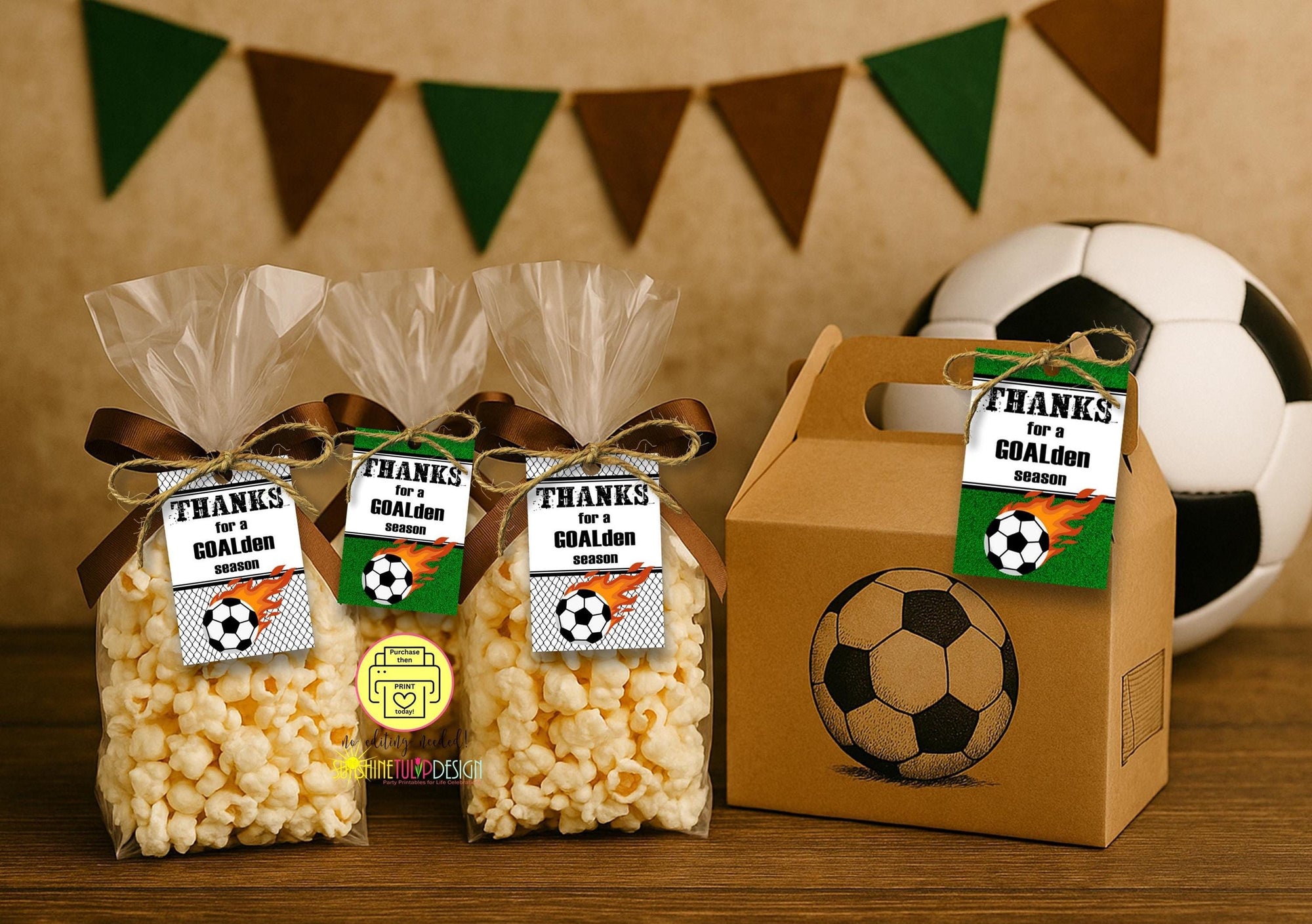 Printable Soccer Thank You Tags | End of Season Soccer Tag | Soccer Thank You Gift Tag | Thank you Coach Tag | End of Season Party