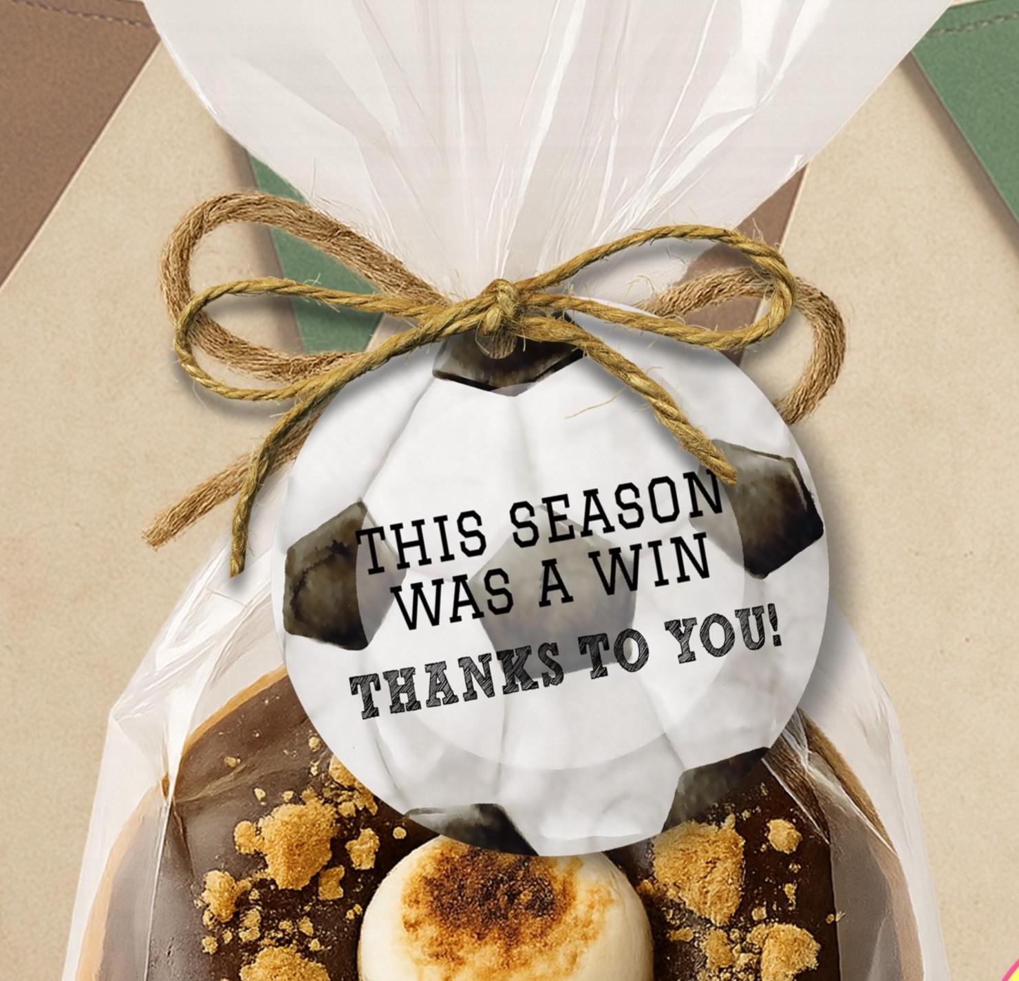 Printable Soccer Tags | End of Season Thank You | Soccer Thank You Tag | Thank you Coach Tag | Instant Download | No editing Needed