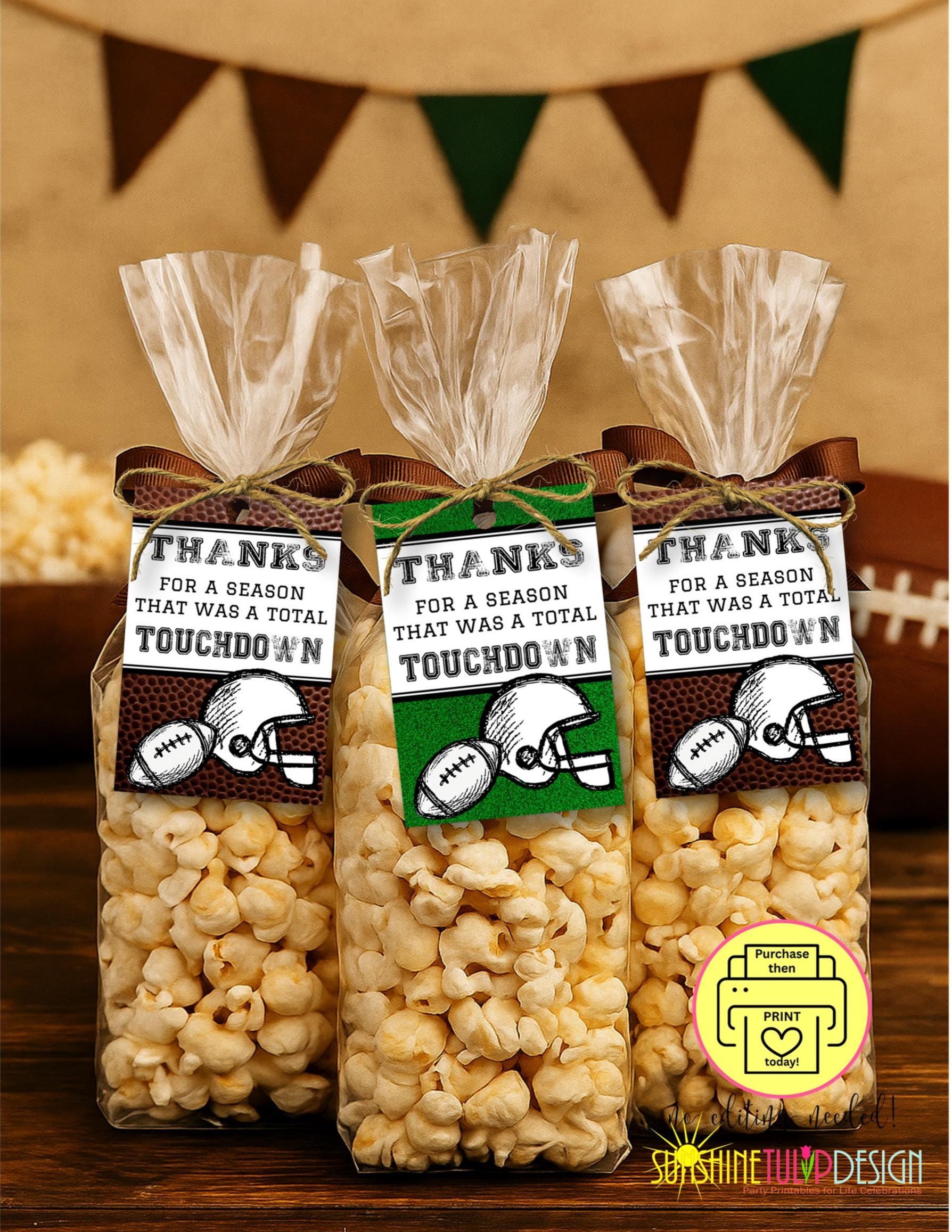 Printable Football Thank You Tags | End of Season Football Tag | Football Tag | Thank you Coach Tag | End of Season Party | Football Party