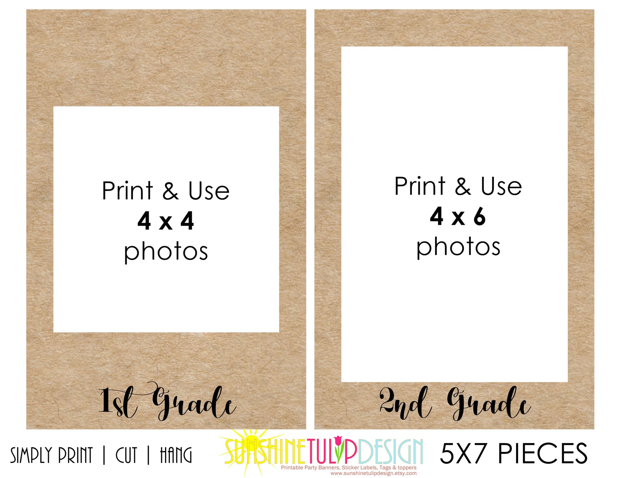 Graduation Banner Printable, Graduation Photo Banner, Printable Photo Graduation Banner, Pre-K through 12 grade, School Years Photo Banner