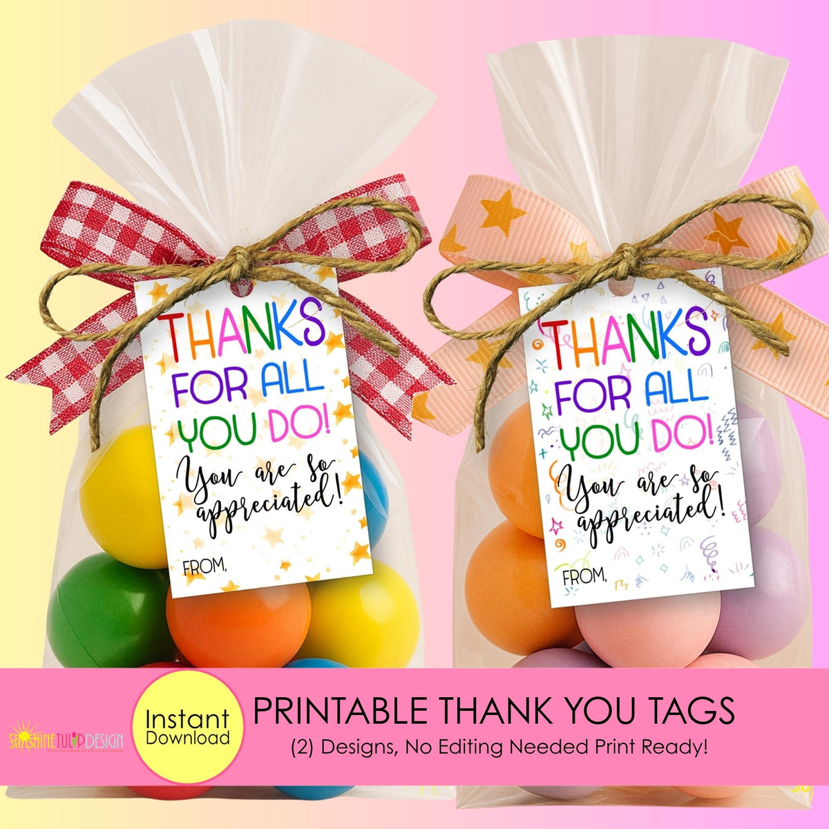 Printable Volunteer Tag | Thank you Tag | Volunteer Appreciation | Parent, PTA, Field Trip Parent, Staff, Employee, Nurse, Bus Driver