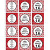 Printable Sweet 16 Birthday Cupcake Toppers, Sticker Labels & Party Favor Tags by SUSHINETULIPDESIGN - Sunshinetulipdesign