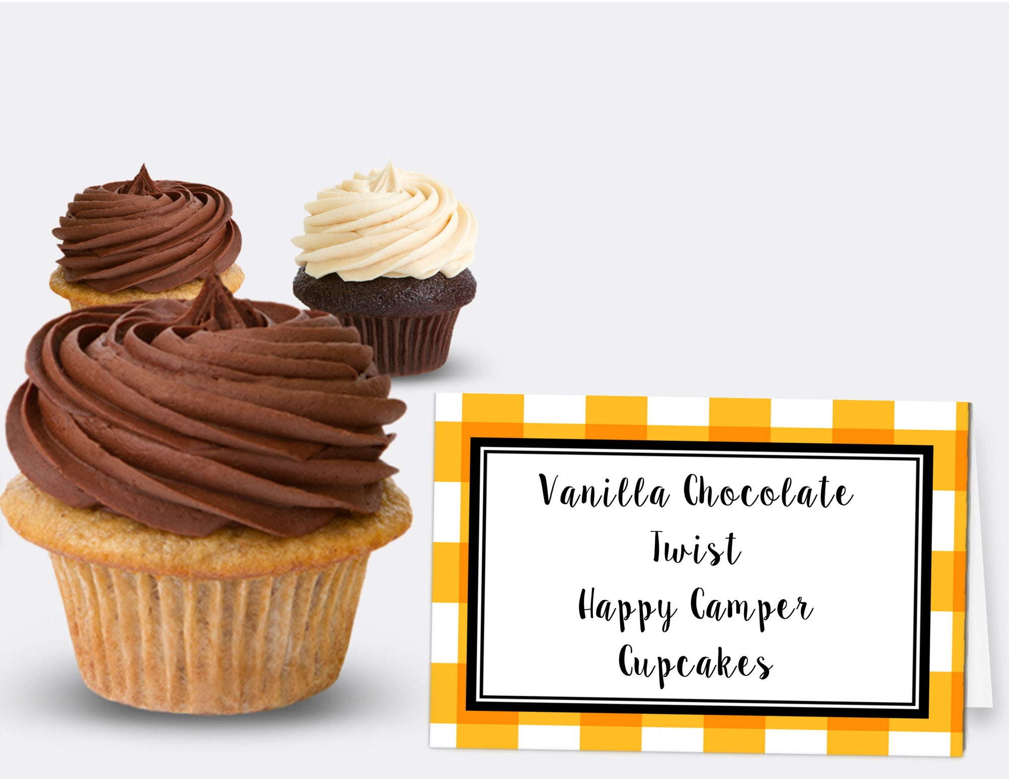 Printable Camping Birthday Food Tent Cards Labels
