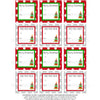 Printable Christmas Gift Tags, Christmas Labels, Red and Green Christmas Tags - Sunshinetulipdesign - 2