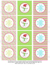 Printable Christmas Snowman Gift Tags & Snowman Cupcake Toppers by SUNSHINETULIPDESIGN - Sunshinetulipdesign