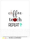 Printable Teacher Coffee Art, Teacher Appreciation Wall Decor by SUNSHINETULIPDESIGN