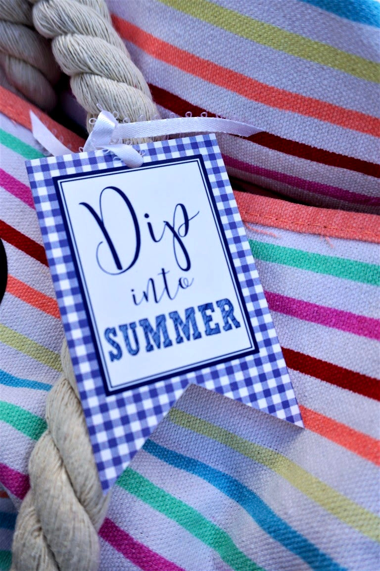 Printable Summer Party Decorations, Instant Download DIP into Summer Party Package by SUNSHINETULIPDESIGN