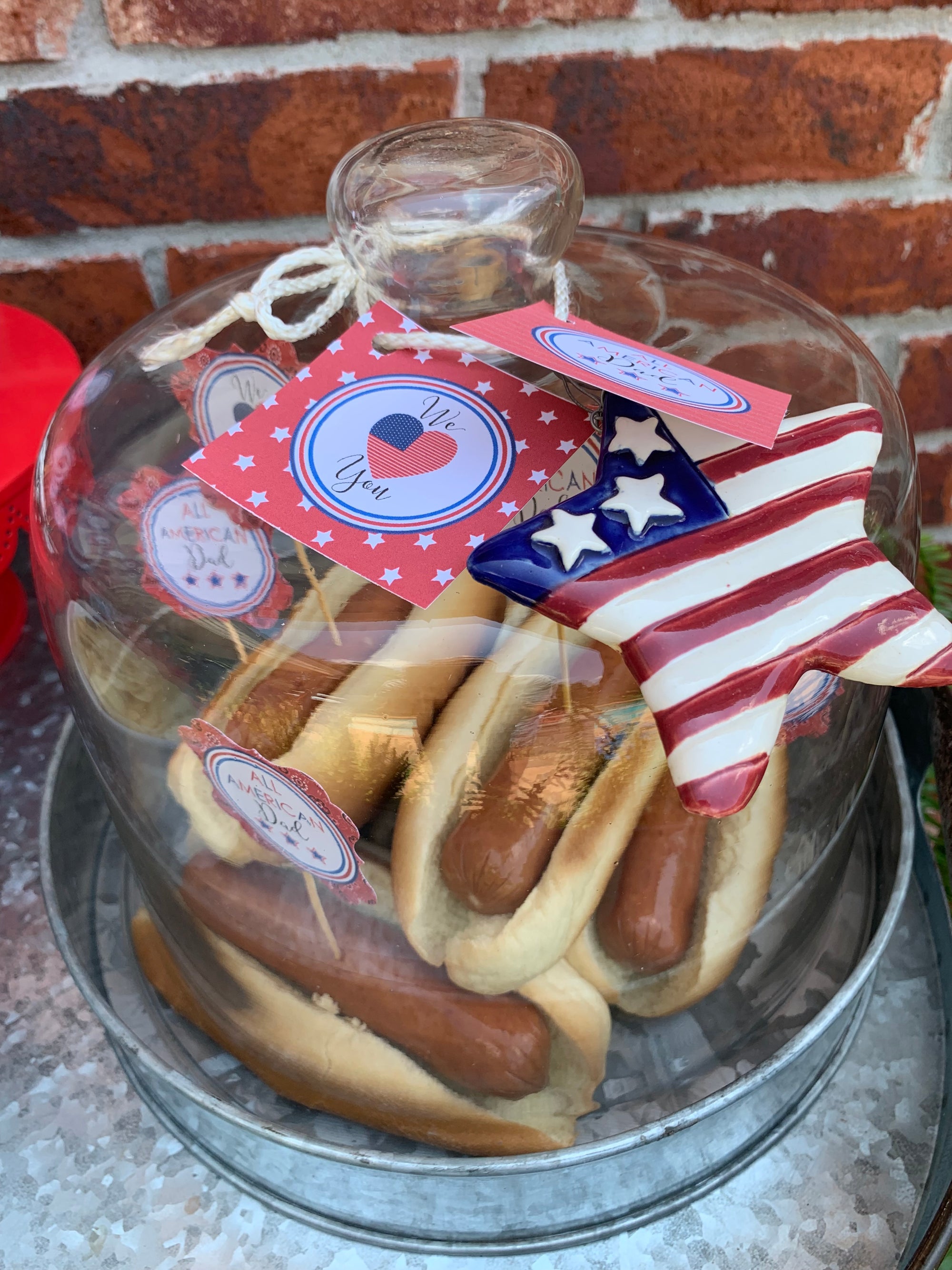 Fathers Day printable party tags BBQ