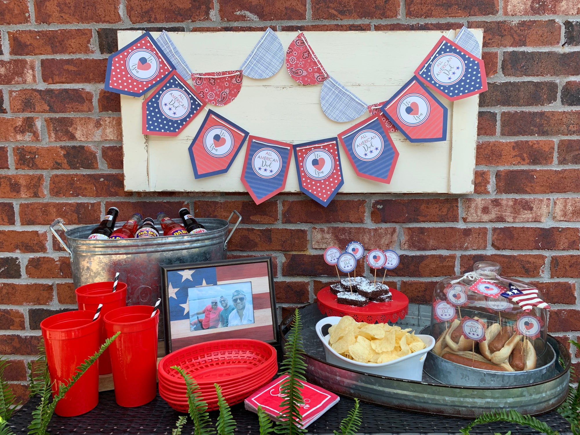 Fathers Day Printable Party Sunshinetulipdesign