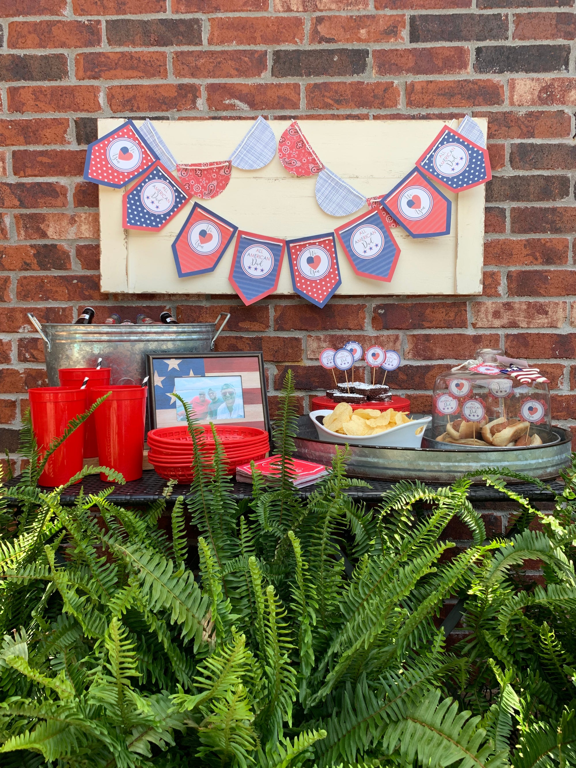 Fathers Day printable BBQ party Sunshinetulipdesign