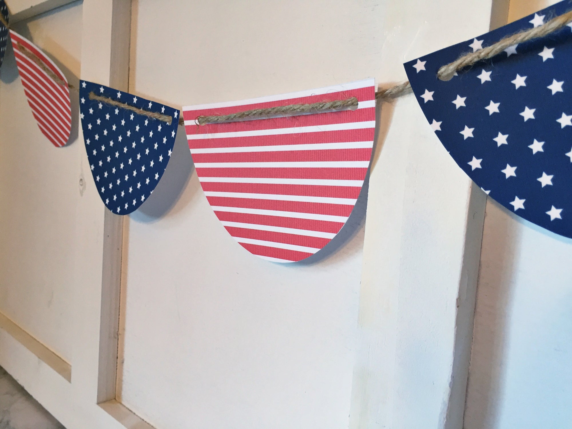 Printable 4th of July Decorations, Printable Patriotic Party Decorations, Printable Memorial Day Decorations by SUNSHINETULIPDESIGN