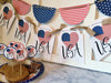 Printable 4th of July Decorations, Printable Patriotic Party Decorations, Printable Memorial Day Decorations by SUNSHINETULIPDESIGN