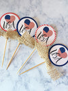 Printable 4th of July Decorations, Printable Patriotic Party Decorations, Printable Memorial Day Decorations by SUNSHINETULIPDESIGN