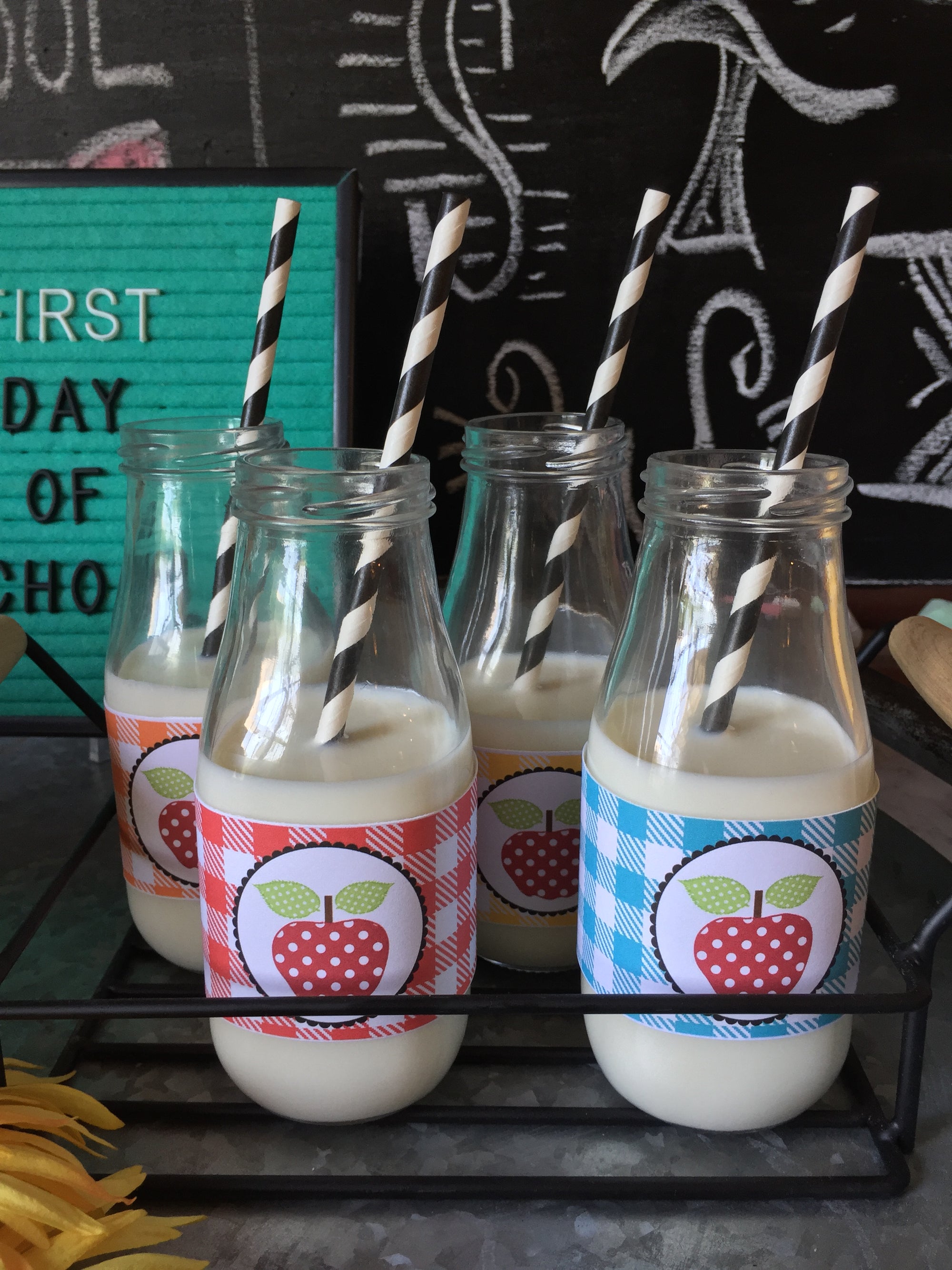 Printable Back To School Party, Printable Plaid and Paisley Collection by SUNSHINETULIPDESIGN