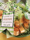 Printable St Patrick's Day Gift Tags, Friends are a Treasure Tags, Green Buffalo Plaid Gift Tags by SUNSHINETULIPDESIGN