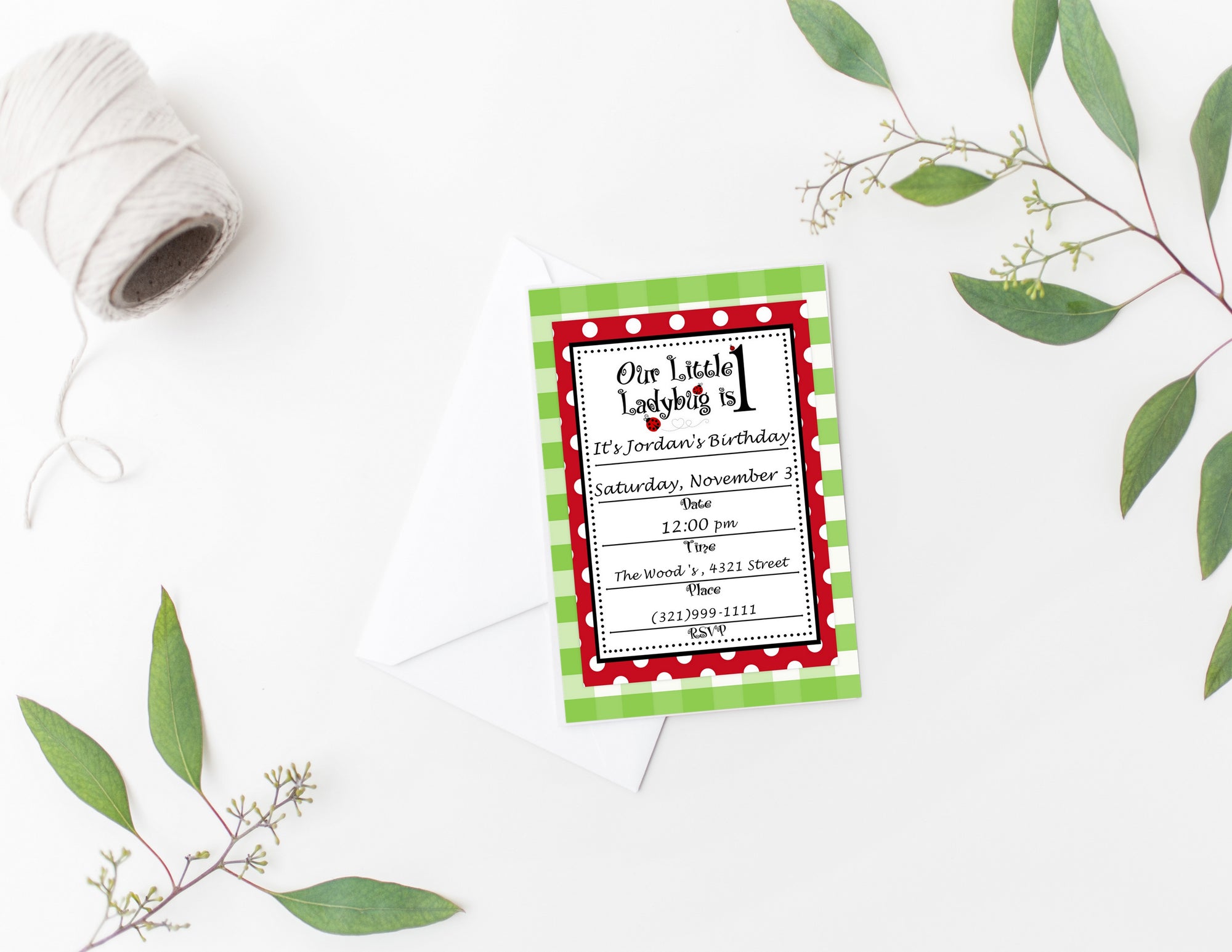 Printable Little Ladybug Birthday Party Package, LadyBug Party Decorations by SUNSHINETULIPDESIGN