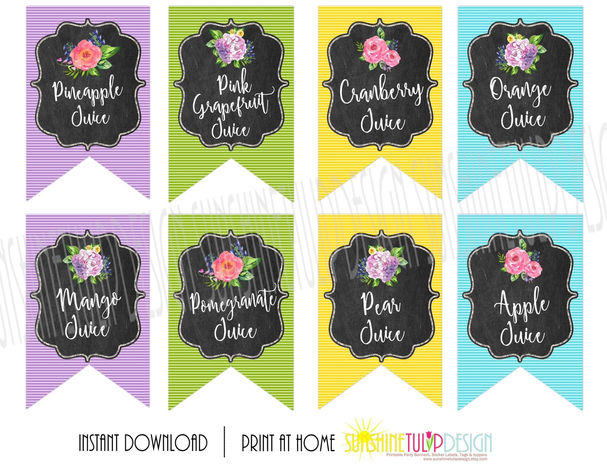 Printable Mimosa, MOMosa Bar Collection, Printable Mother's Day Party Decorations, Instant Download MOMosa Bar Brunch Party by SUNSHINETULIPDESIGN