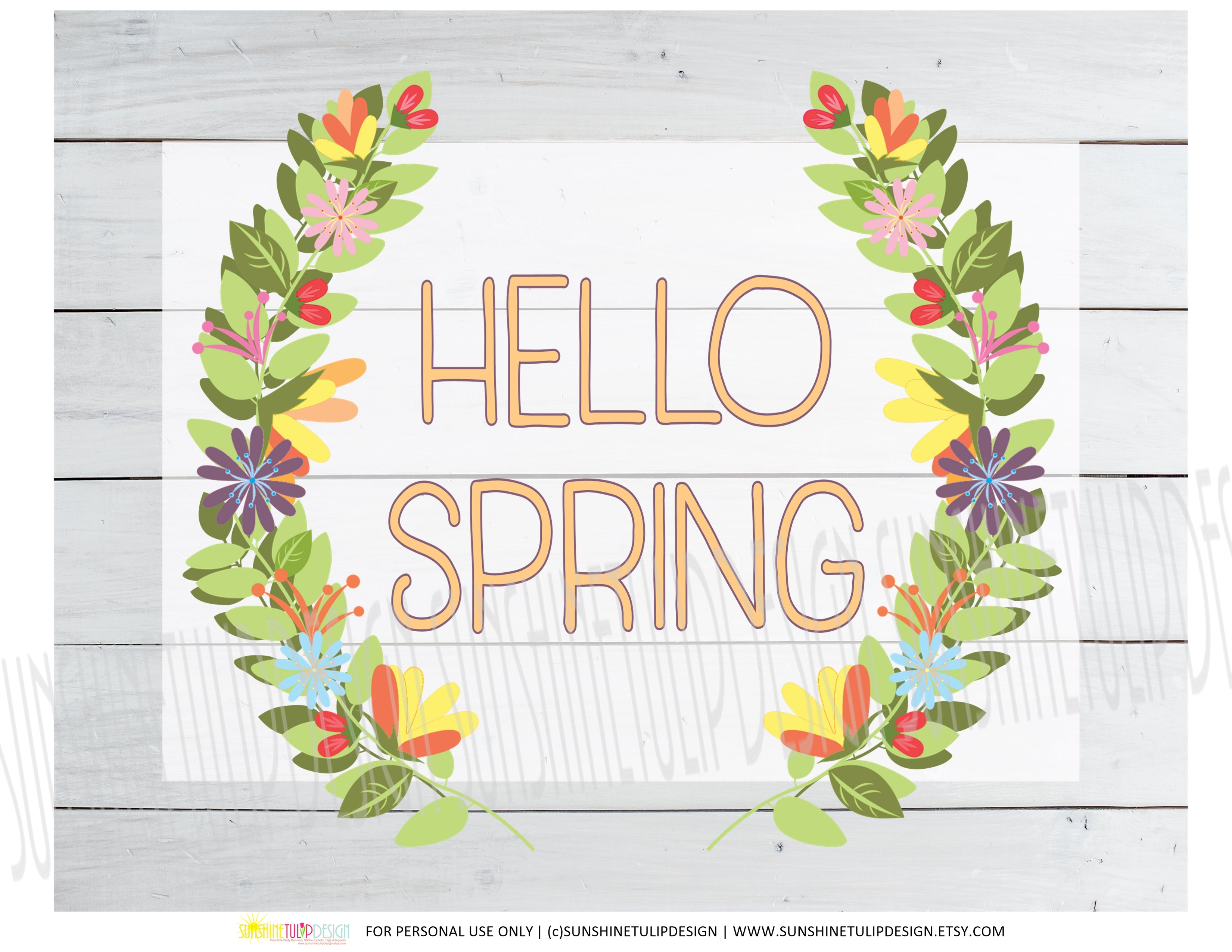 Printable Spring Decorations