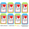 Printable Teacher Appreciation Tags, I Love That You're My Teacher gift tags by SUNSHINETULIPDESIGN - Sunshinetulipdesign
