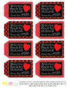 Printable PTSA Tags, Welcome Back to School Buffalo Plaid Teacher Tags, Printable Teacher Appreciation Gift Tags by SUNSHINETULIPDESIGN