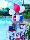 Printable 4th of July Decorations, Printable Patriotic Party Decorations, Printable Memorial Day Decorations by SUNSHINETULIPDESIGN