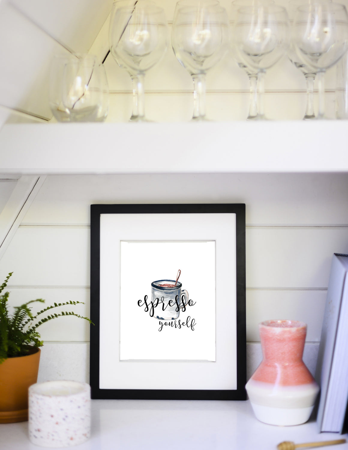 Printable Coffee Art, Espresso Coffee Wall Decor, Printable Home Decor by SUNSHINETULIPDESIGN