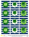 Printable St Patrick's Day Cupcake Toppers, Sticker Labels & Party Favor Gift Tags - Sunshinetulipdesign