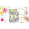 Printable 50th Birthday Five Oh! Lime Green & Black Cupcake Toppers, Sticker Labels & Party Favor Tags - Sunshinetulipdesign - 2