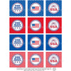 Printable 4th of July Gift Tags, Patriotic USA Cupcake Toppers, Memorial Day Party Goods by SUNSHINETULIPDESIGN - Sunshinetulipdesign - 1