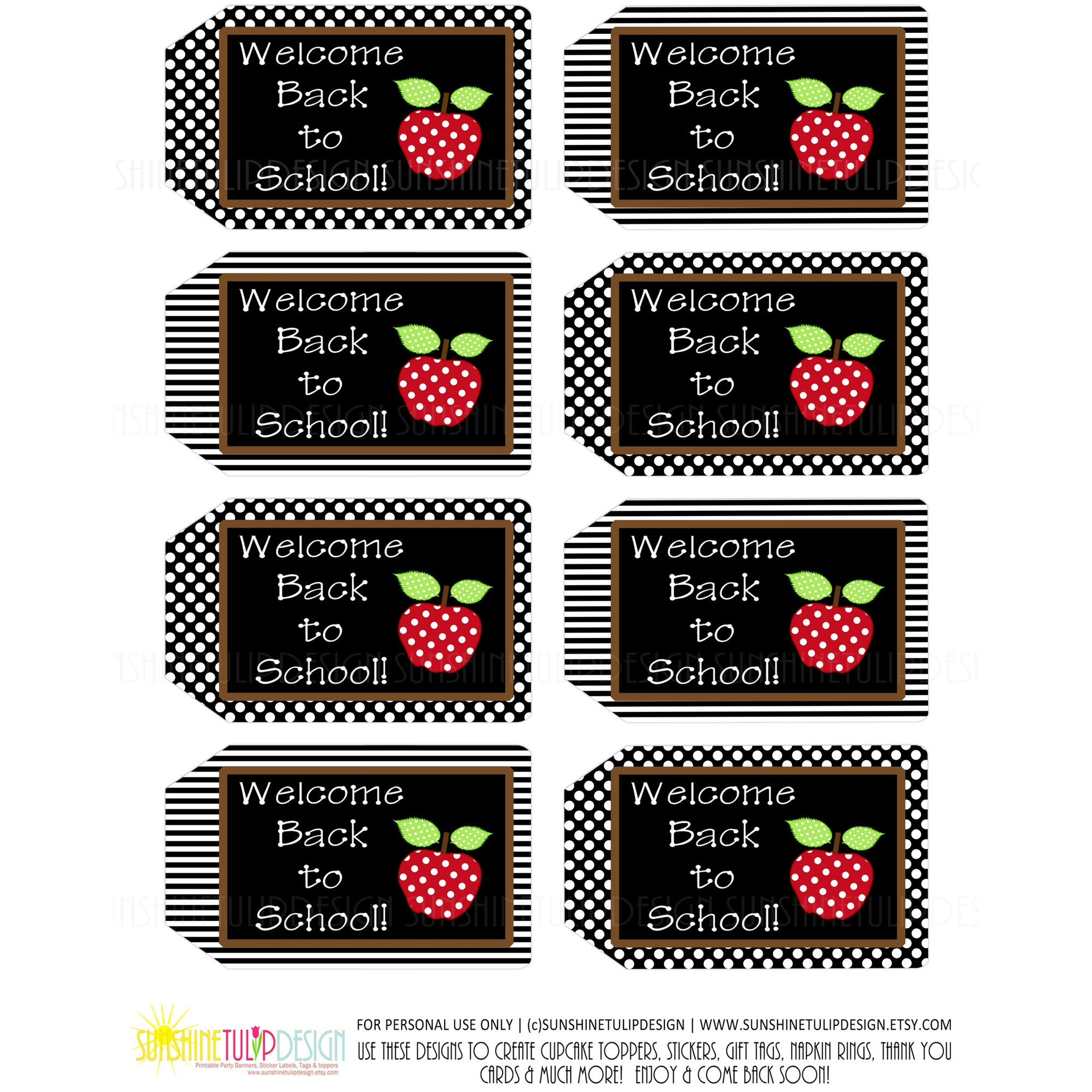 printable-welcome-back-to-school-tags-teacher-appreciation-tags-1st-sunshinetulipdesign for Free Printable Labels For Teachers Printable Welcome Back to School Tags, Teacher Appreciation Tags, 1st - Sunshinetulipdesign for Free Printable Labels For Teachers