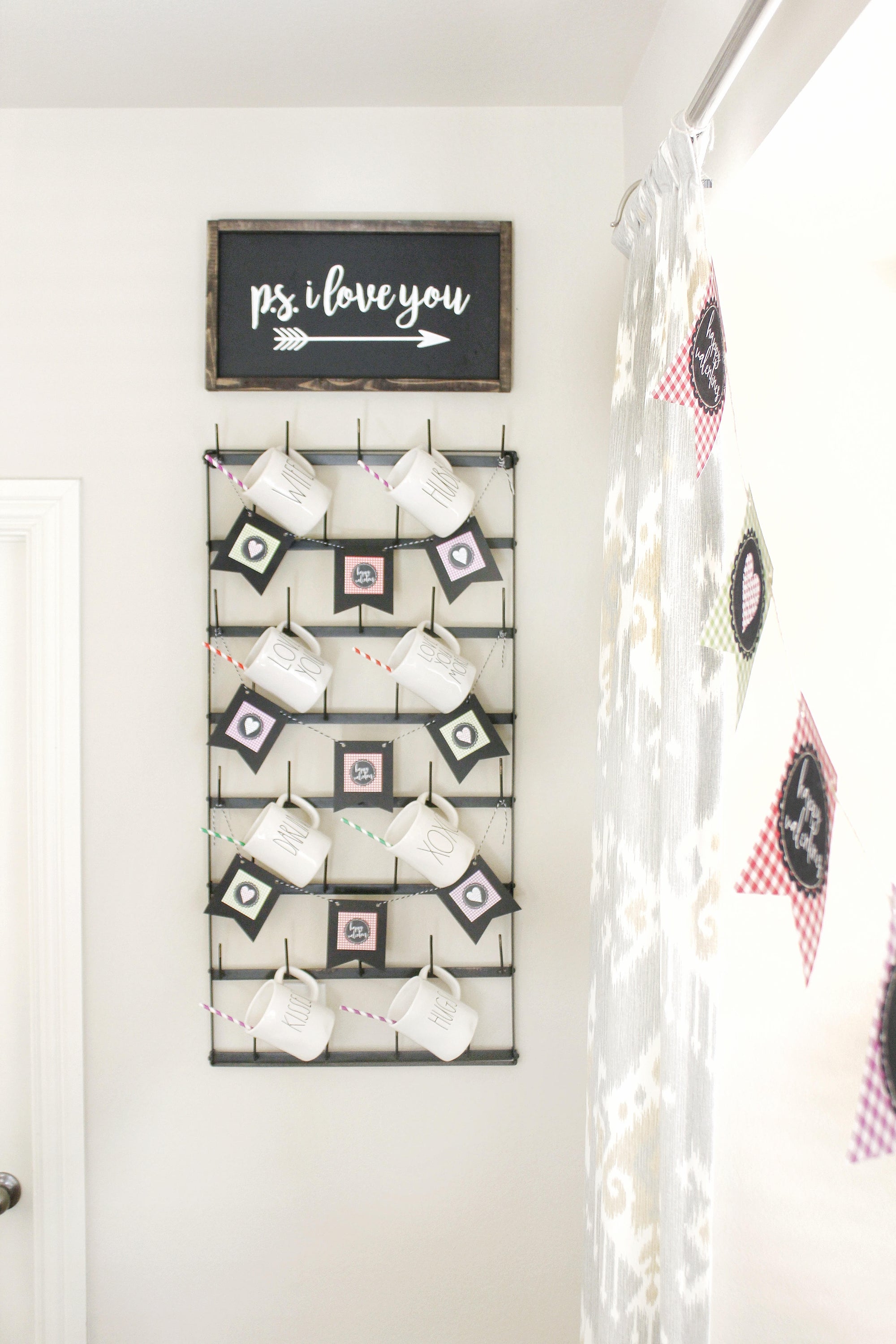 Printable Valentines Party Collection Decor, Printable Valentine's Day Party Decorations, Instant Download Valentines Party by SUNSHINETULIPDESIGN